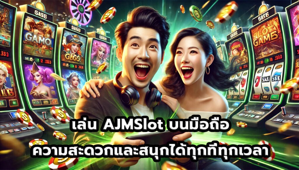 เล่น AJMSlot บนมือถือ ความสะดวกและสนุกได้ทุกที่ทุกเวลา